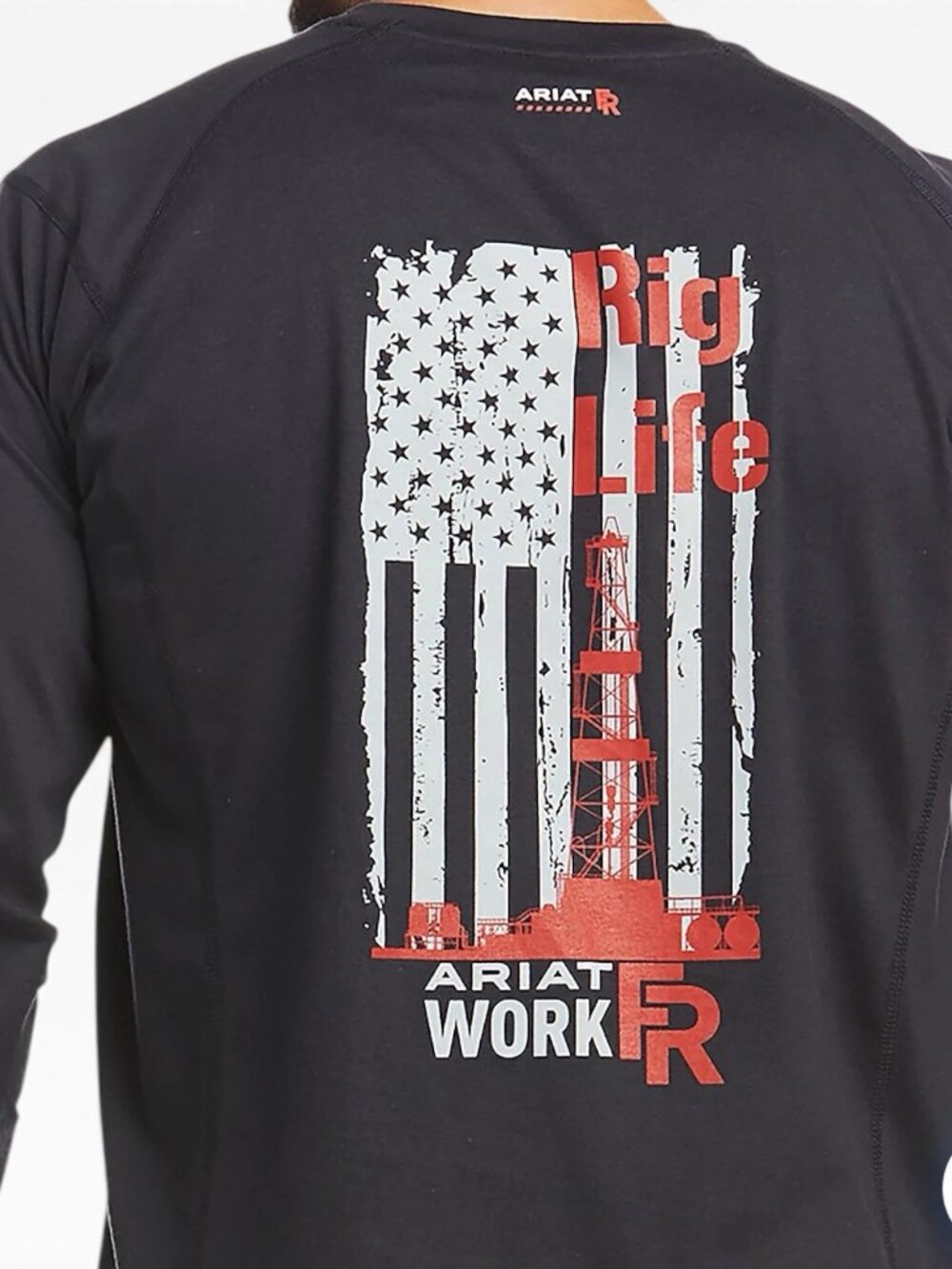 Ariat FR Shirt Mens 2XL Rig Life NFPA 2112 Flame Resistant Long Sleeve. Read!
